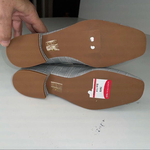 Jeffery Campbell Marko Gray Crocodile Loafer 7.5 - Picture 9 of 11